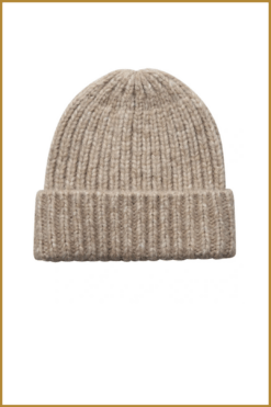 CO COUTURE-Hailey beanie walnut-COC250022