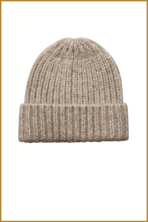 CO COUTURE-Hailey beanie walnut-COC250022
