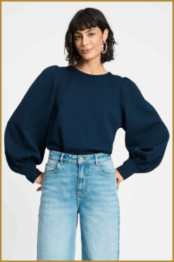 Inuz – Attitude for Women damesmode | Home POM-Top kea etarnal blue-POM250233