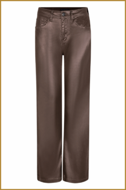 RED BUTTON-Colete sparkle brown-RED250004