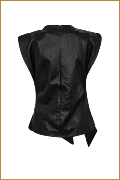 Alternative view of CO COUTURE-GittCC Pleat Top zwart-COC250032
