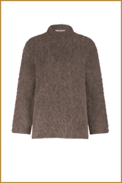 Alternative view of STUDIO ANNELOES-Marelle pullover espresso-STU250101