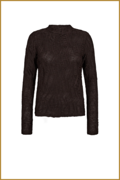 MUSE-  CMJERI-BLOUSE bruin-MUS250066