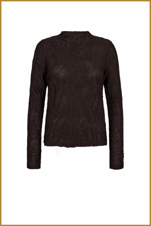 MUSE-  CMJERI-BLOUSE bruin-MUS250066