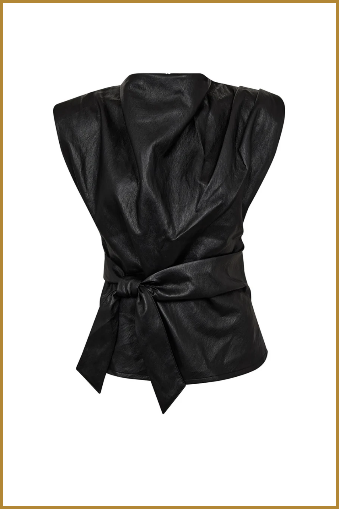 CO COUTURE-GittCC Pleat Top zwart-COC250032 CO COUTURE-GittCC Pleat Top zwart-COC250032