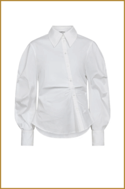 CO COUTURE-  SannaCC Asym Placket Shirt-COC250031