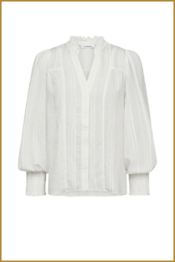 CO COUTURE- KesiCC V-Shirt wit-COC250033