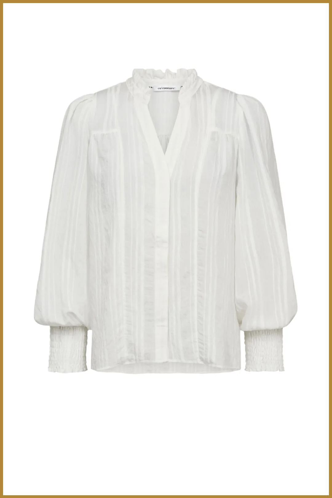 CO COUTURE- KesiCC V-Shirt wit-COC250033 CO COUTURE- KesiCC V-Shirt wit-COC250033