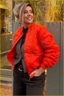 INUZ SELECT-Bomber Lux oranje-SEL250029