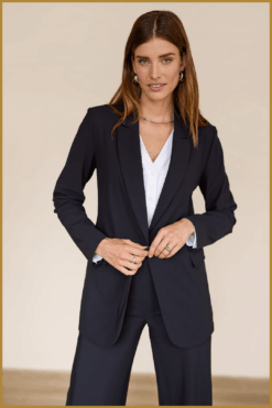 STUDIO ANNELOES- Fran blazer zwart -STU250013