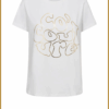 CO COUTURE-Foil tee wit-COC250047
