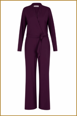 Alternative view of STUDIO ANNELOES-Nadia jumpsuit blackberry -STU250305