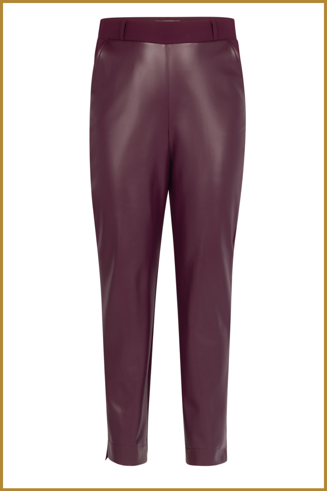 STUDIO ANNELOES- Anne faux leather tr blackberry-STU250106 STUDIO ANNELOES- Anne faux leather tr blackberry-STU250106 - Afbeelding 2