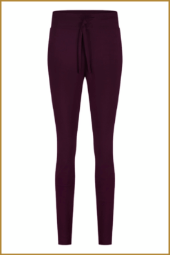 Alternative view of STUDIO ANNELOES-Stairdown trousers blackberry-STU250104