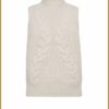 CO COUTURE- RowCC Cable Knit Top ivory-COC250041 CO COUTURE- RowCC Cable Knit Top ivory-COC250041