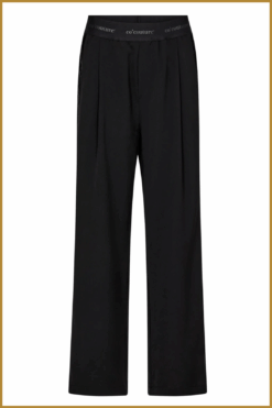 CO COUTURE- Amina Logo shimmer LL pant black-COC250046