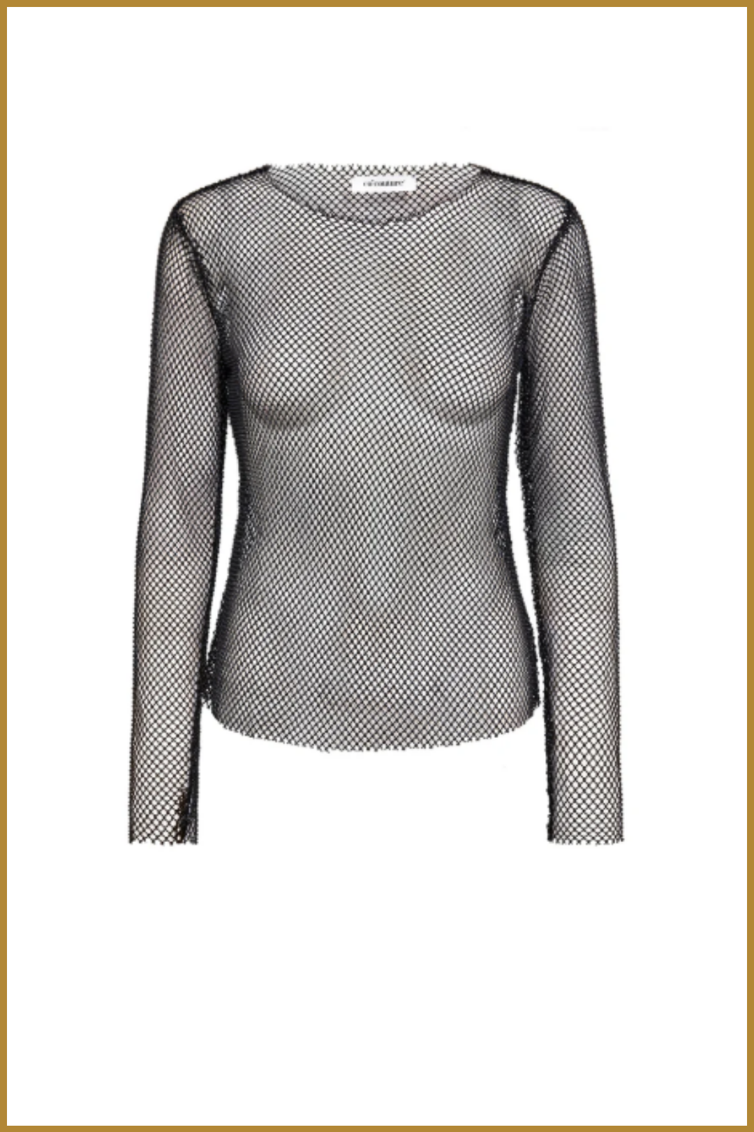 CO COUTURE-KrystalCC Net Blouse zwart-COC250042 CO COUTURE-KrystalCC Net Blouse zwart-COC250042