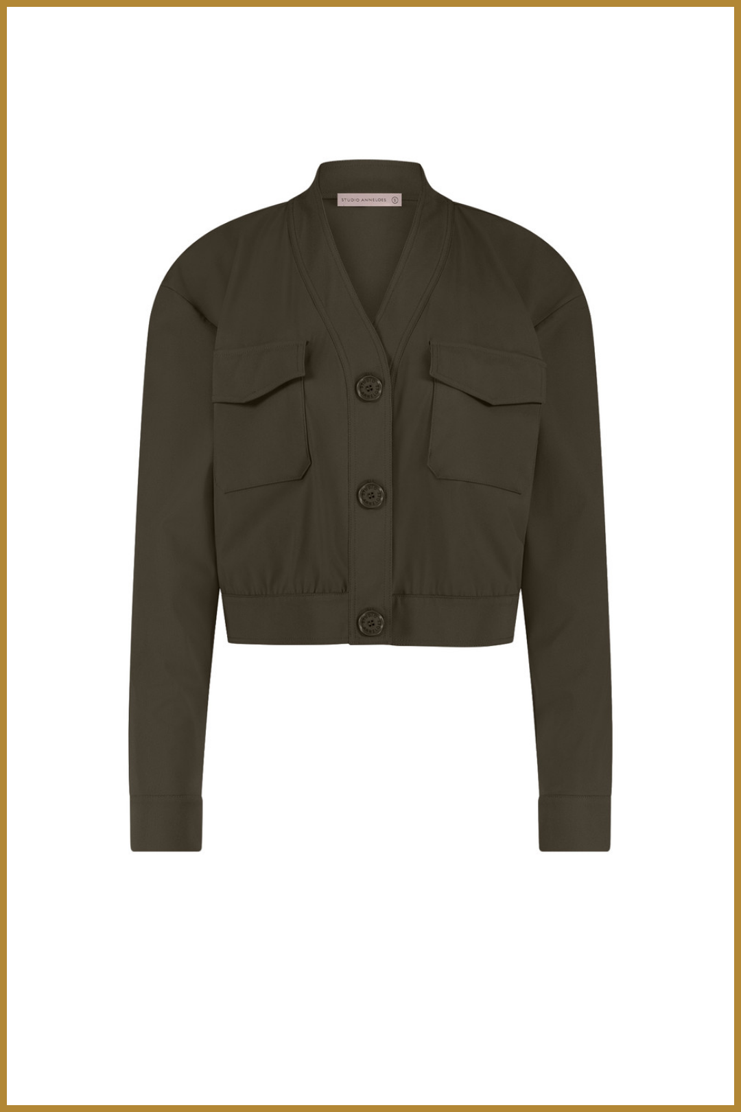 STUDIO ANNELOES - Becky cargo jacket groen -STU24327 STUDIO ANNELOES - Becky cargo jacket groen -STU24327 - Afbeelding 2