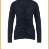 STUDIO ANNELOES-Stephana wrinkle top blauw-STU240334