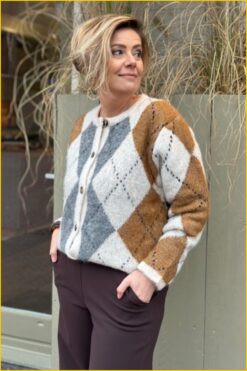 Alternative view of INUZ SELECT-Vest ruit Mila beige-SEL250020