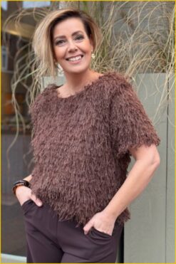 INUZ Trui Squeez bruin-INU250249