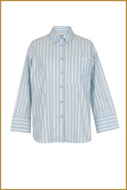 Alternative view of STUDIO ANNELOES-Erin stripe blouse multi-STU260035