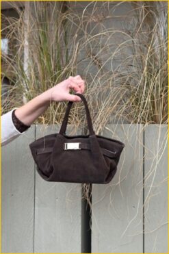 INUZ-Leonie suede dark brown-TEA250044