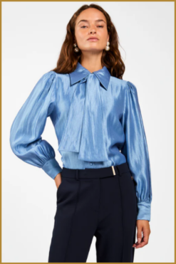 AAIKO-S Veronne tie blauw-AAI250085