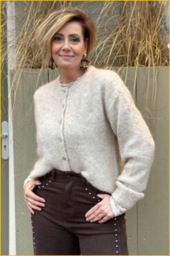 INUZ SELECT-Vest Annemijn beige-SEL260006