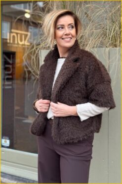 Alternative view of INUZ- Blazer FR bont bruin-INU250312