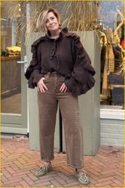 Alternative view of INUZ SELECT-Jeans Emma caramel-SEL250002