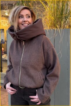 INUZ SELECT-Jas Eva choco-SEL250023