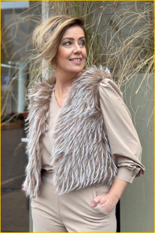 INUZ SELECT-Bontje Noor bruin-SEL250014 INUZ SELECT-Bontje Noor bruin-SEL250014 - Afbeelding 2