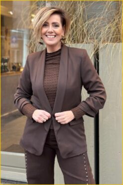 INUZ-Blazer Amila bruin-INU260012