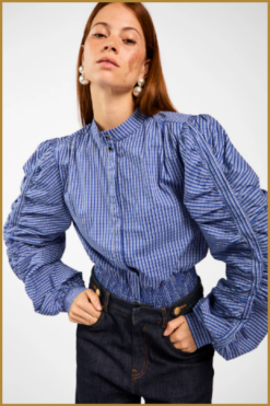 AAIKO-S beudine check blauw-AAI250080