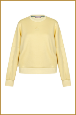 Alternative view of STUDIO ANNELOES-pleuni studio sweater butter yellow-STU260033