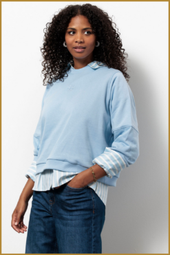 STUDIO ANNELOES-Pleuni studio sweater pastel blue-STU260034