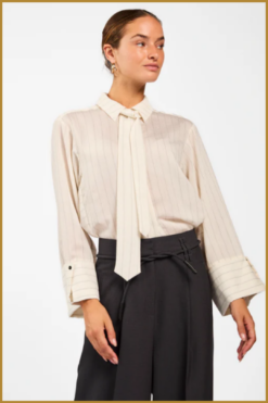 AAIKO- S Elda small stripe wit-AAI250084